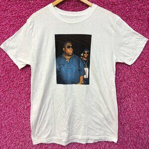 Bad Boy Records The Notorious BIG & Diddy Rap Tee Size Large